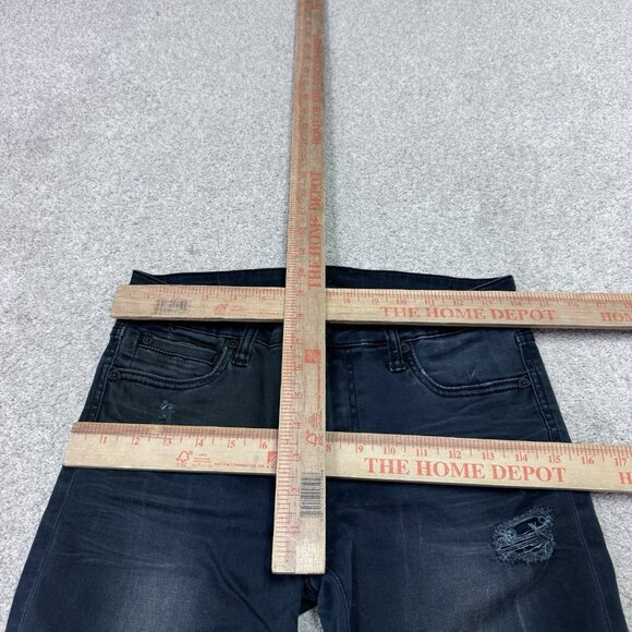 Kut From The Kluth Jeans Women’s Black Distressed Skinny Pockets Size 2 - Picture 2 of 11